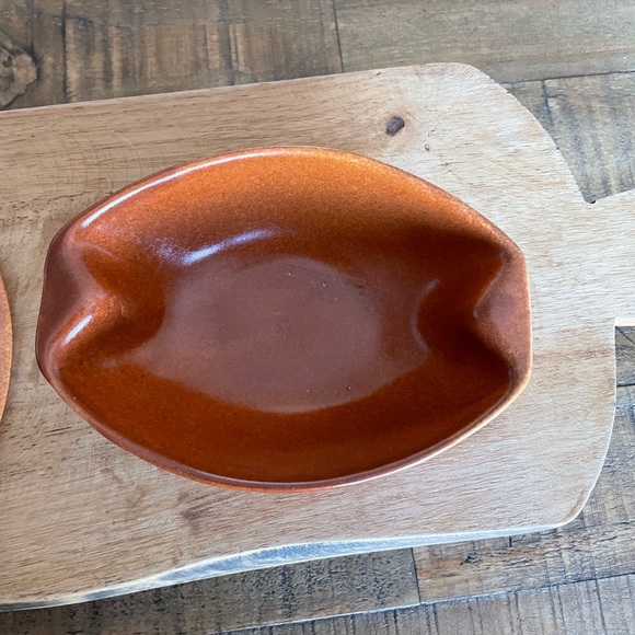 Roseville Raymor covered bowl pumpkin - Picture 3 of 7